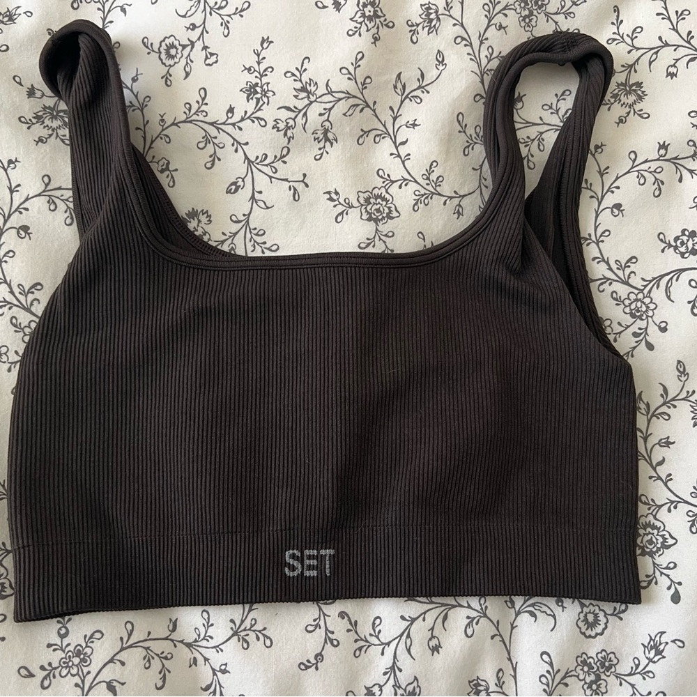 Set active Brown sports bra